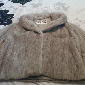 Vintage blond mink coat